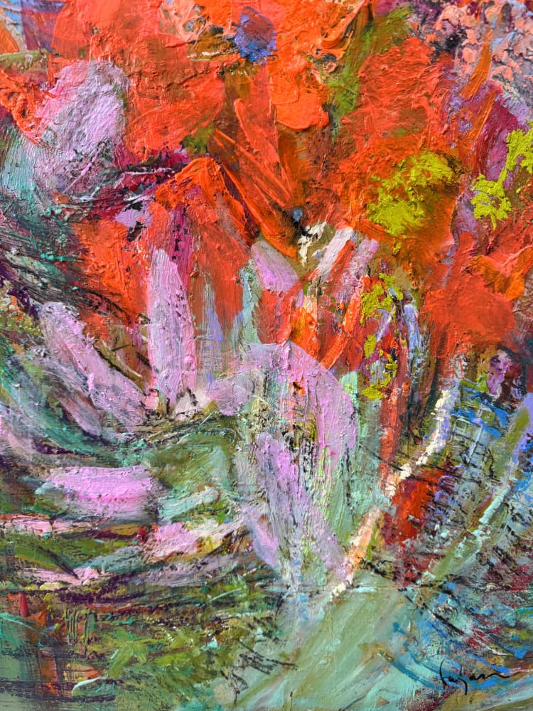 Vivid Bloomscape by Dorothy Fagan — canvas wall art