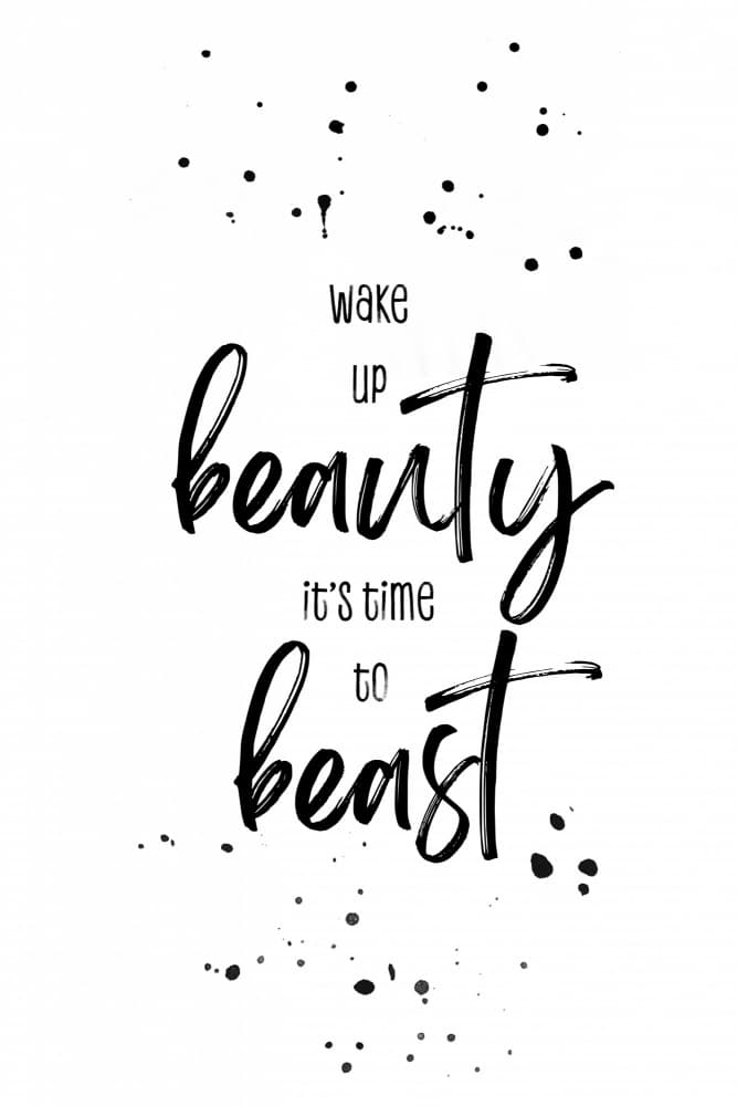 Empowering Beauty Beast by Melanie Viola — canvas wall art