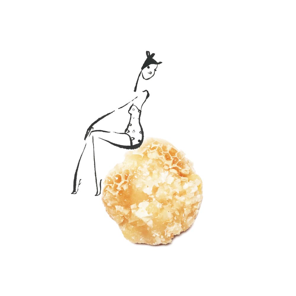 Minimalist Woman Honeycomb by Gretchen Roehrs — canvas wall art