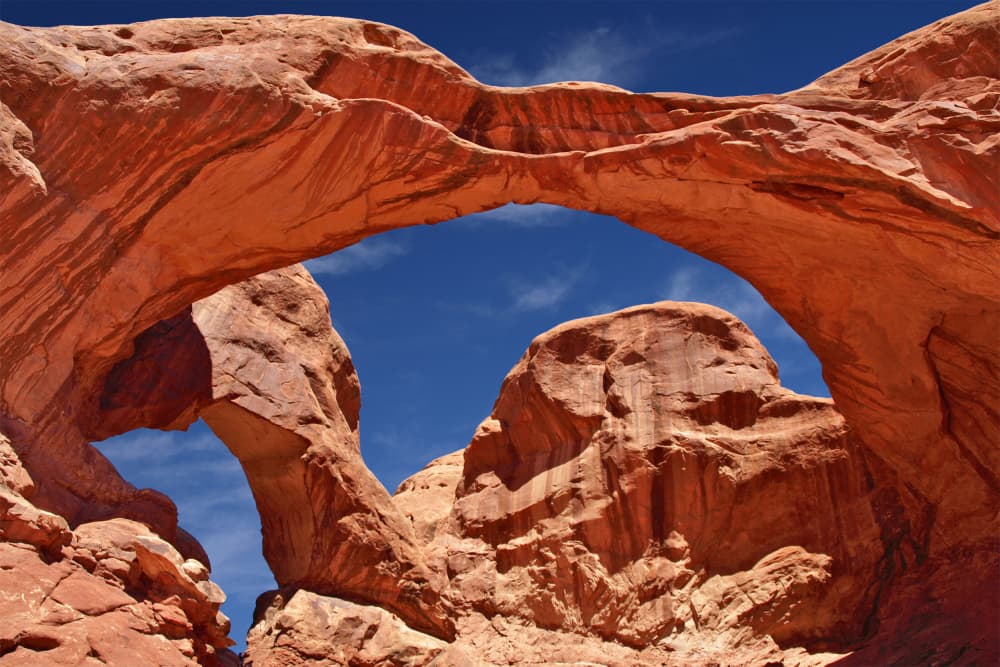 Desert Double Arch by Melanie Viola — canvas wall art