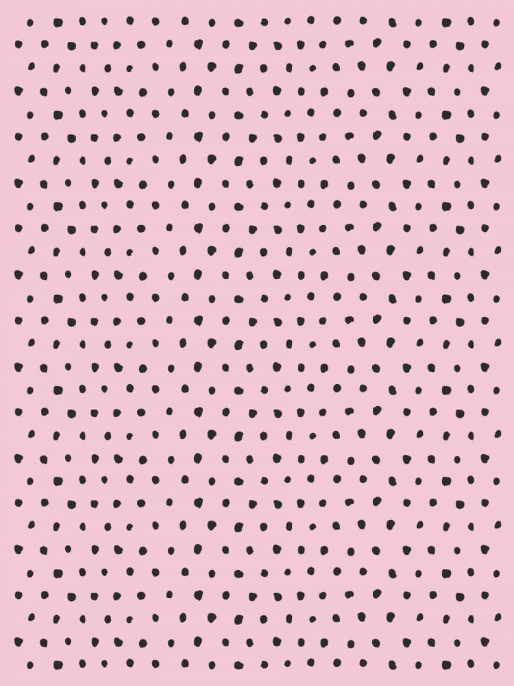 Scattered Pink Dots by Ninola Design — canvas wall art