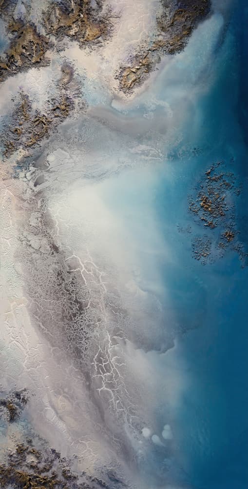 Seaside Whispers 2upscaled Cgi 1.1x by Petra Meikle de Vlas — canvas wall art