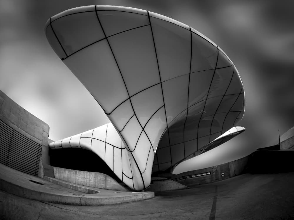 Modern Architectural Form by Udrea Dan — canvas wall art