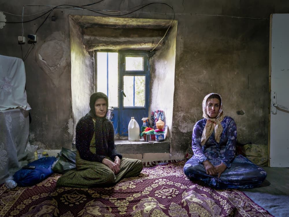Women Sitting By Window by Abbas Arabzadeh — canvas wall art