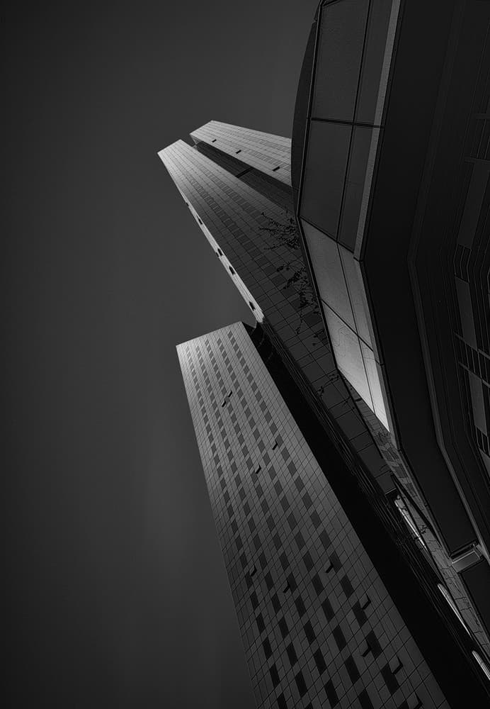 Modern Urban Towers by Ahmed Thabet — canvas wall art