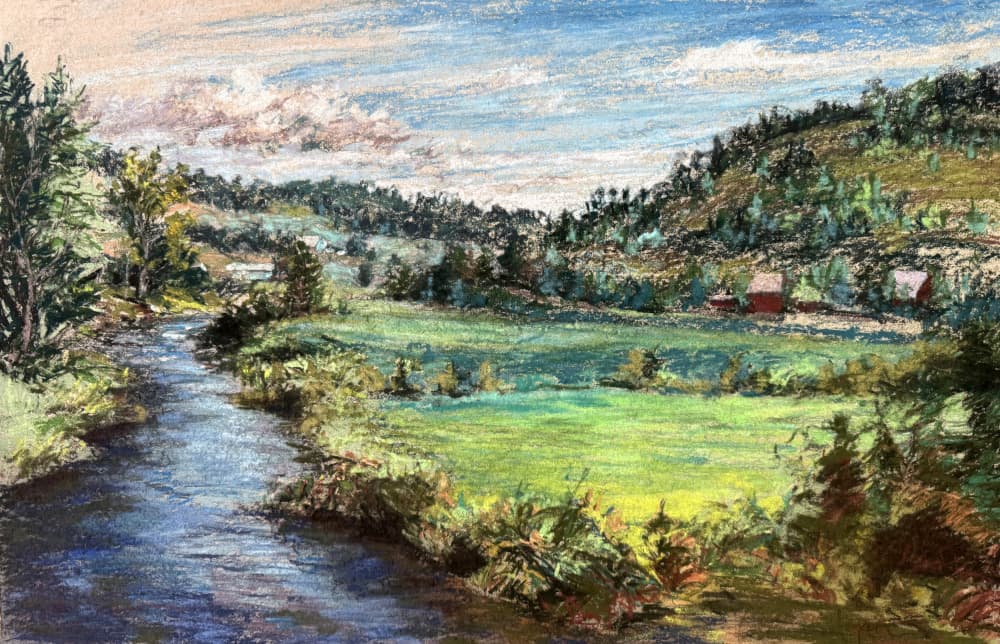 Serene River Valley by Dorothy Fagan — canvas wall art