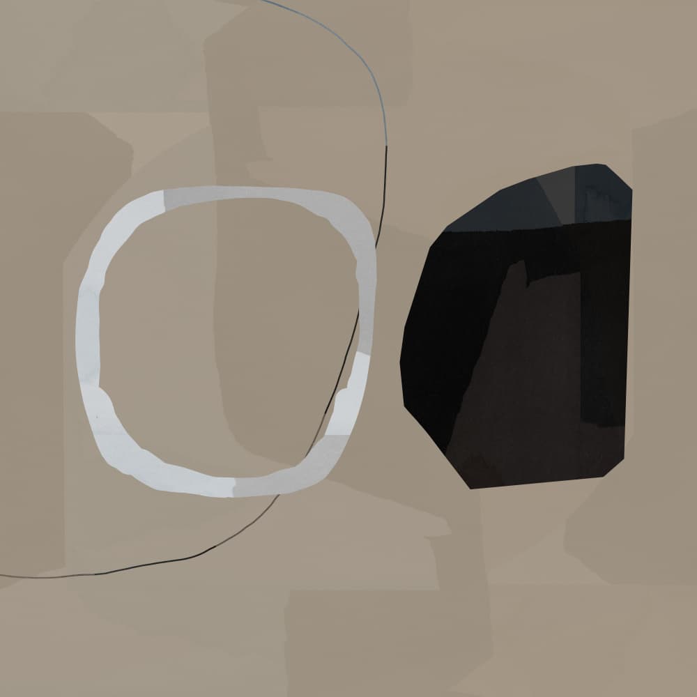 Organic Abstract Shapes by cartissi — canvas wall art