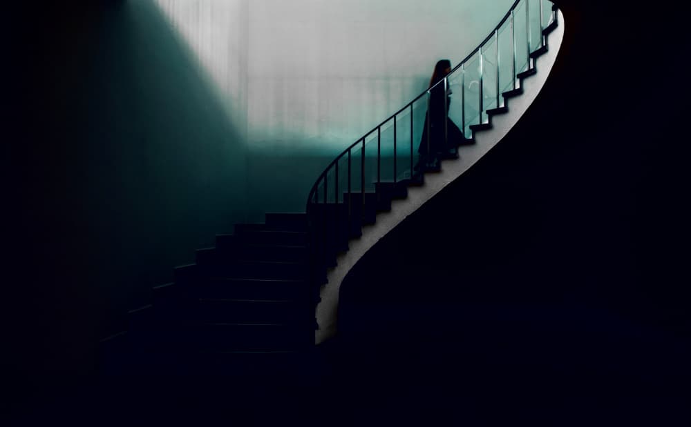 Ascending the Shadows by Rolf Endermann — canvas wall art