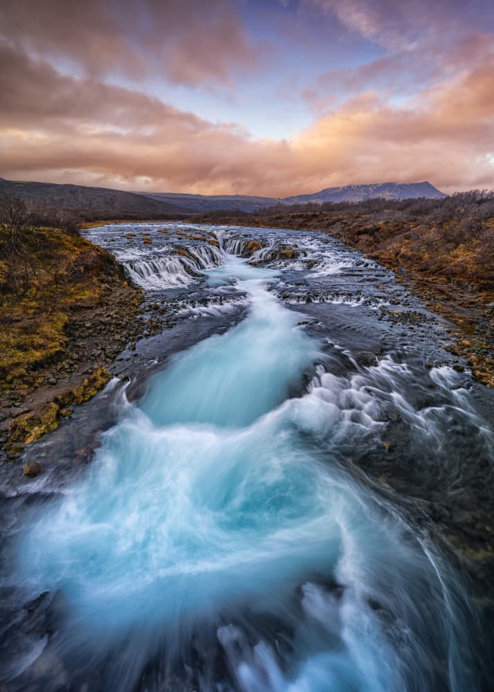 Dynamic Glacial River by Zhang Dong — canvas wall art