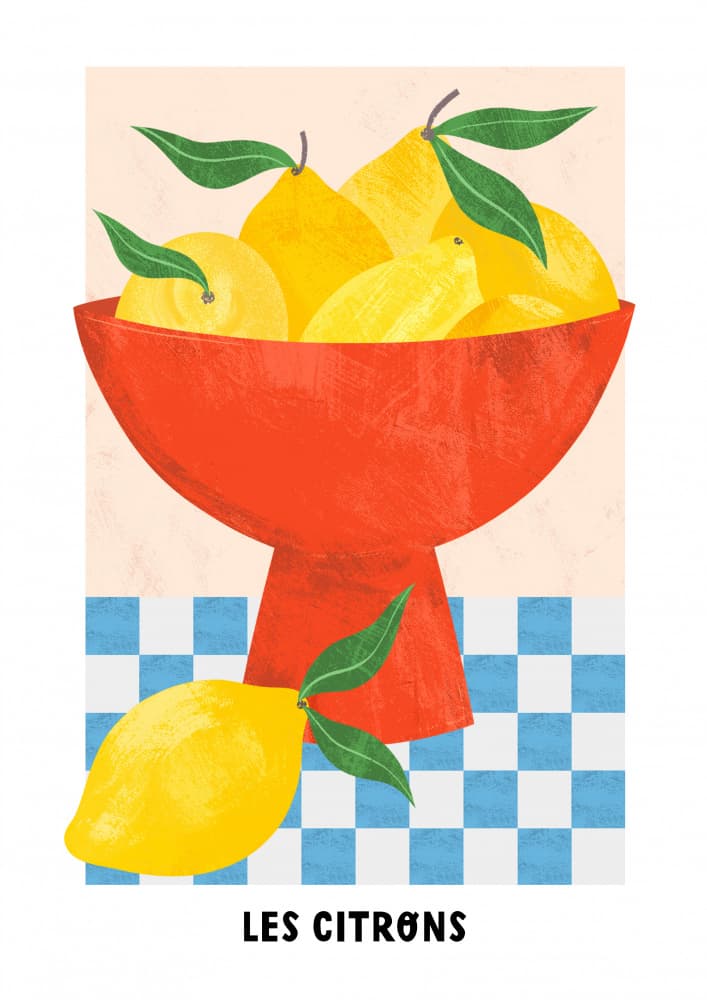 Les Citrons by Melissa Donne — canvas wall art