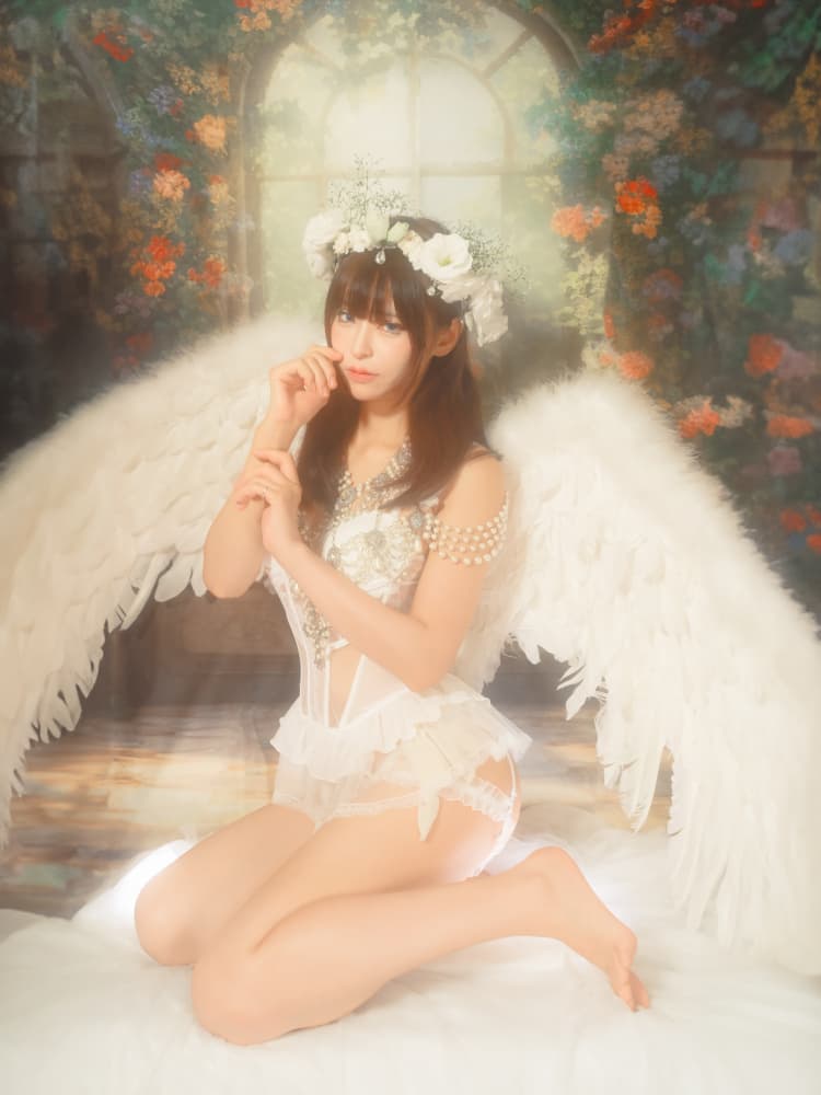 Ethereal Angel Garden by Rihito(Licht) — canvas wall art