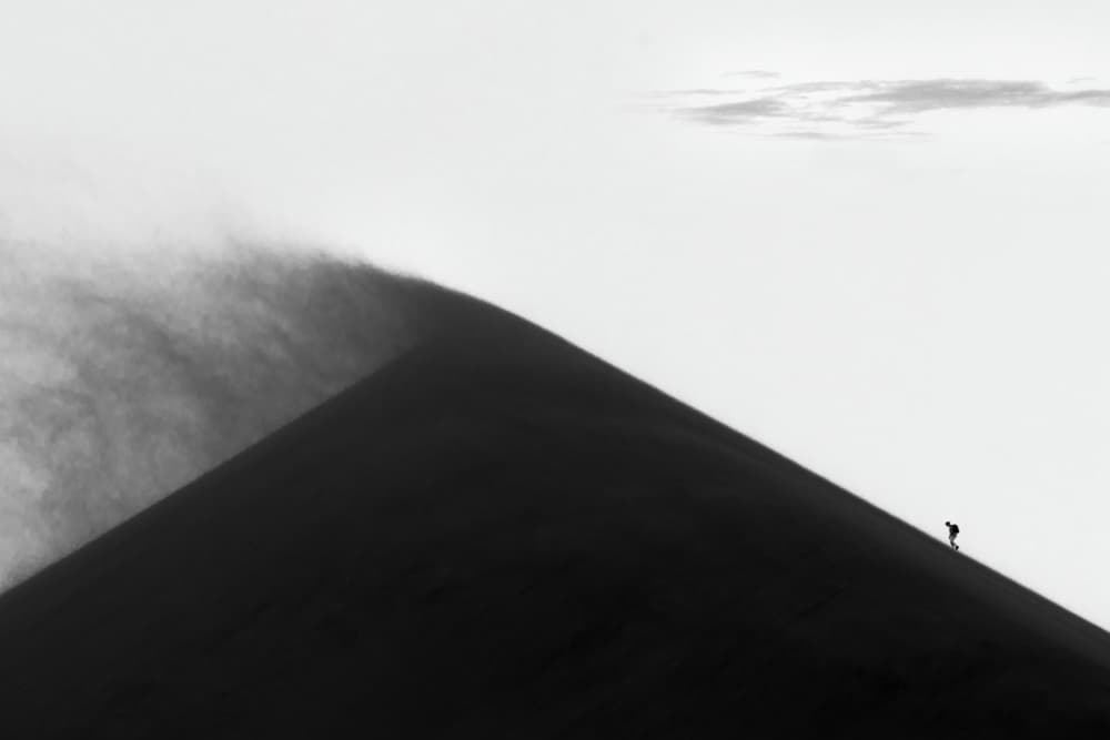 Windy Dune Ascent by Jie Jin — canvas wall art