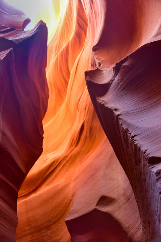 Vibrant Slot Canyon by Sophia Li — canvas wall art
