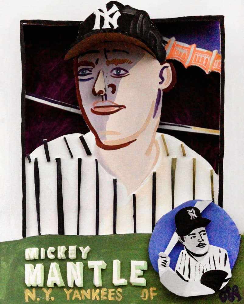 Classic Baseball Player by Steve Spencer — canvas wall art