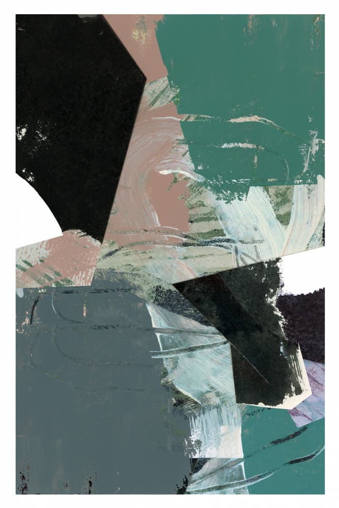 Abstract Layers by cartissi — canvas wall art