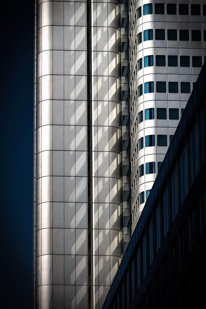 City Geometry Abstract by Peter Pfeiffer — canvas wall art
