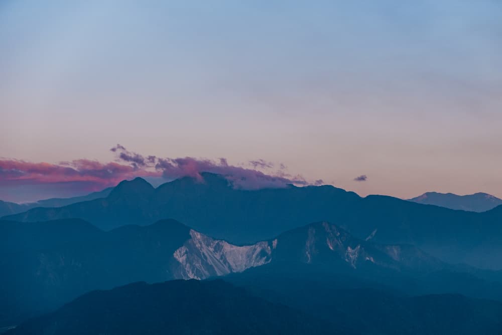 Serene Mountain Twilight by Dahlia Ambrose — canvas wall art