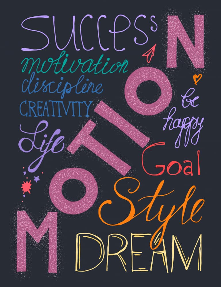 Success Motion Dreams by Marika Barsrsind — canvas wall art
