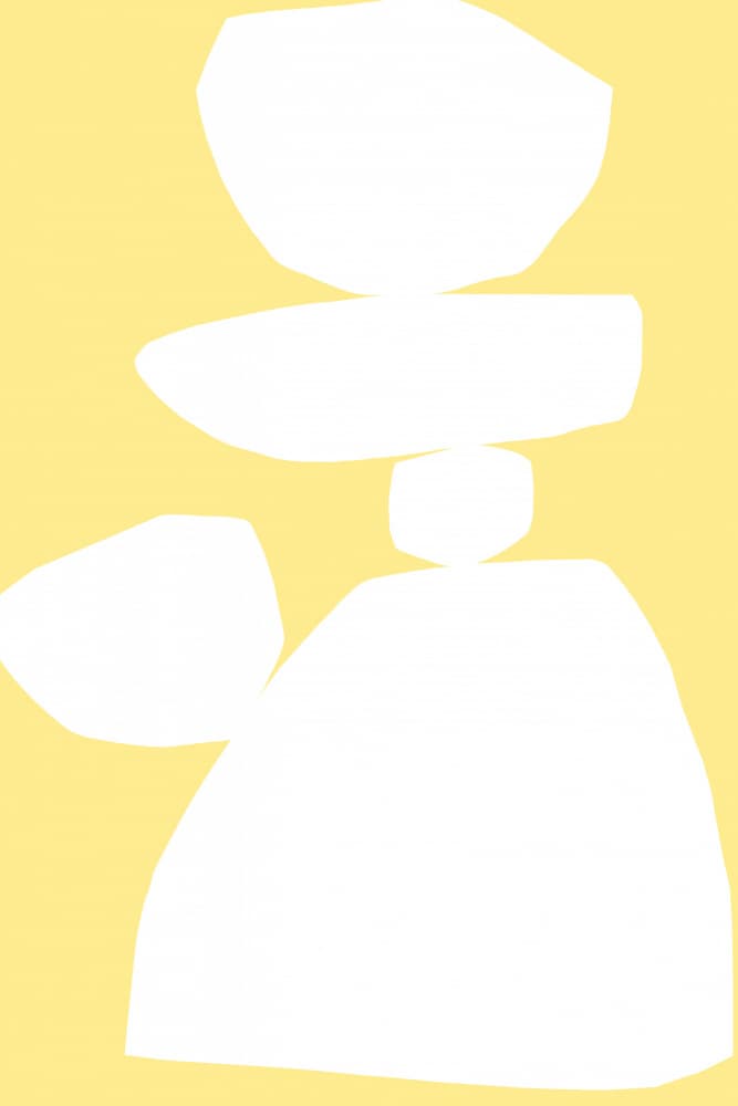 Zen Rock Balance by Treechild — canvas wall art