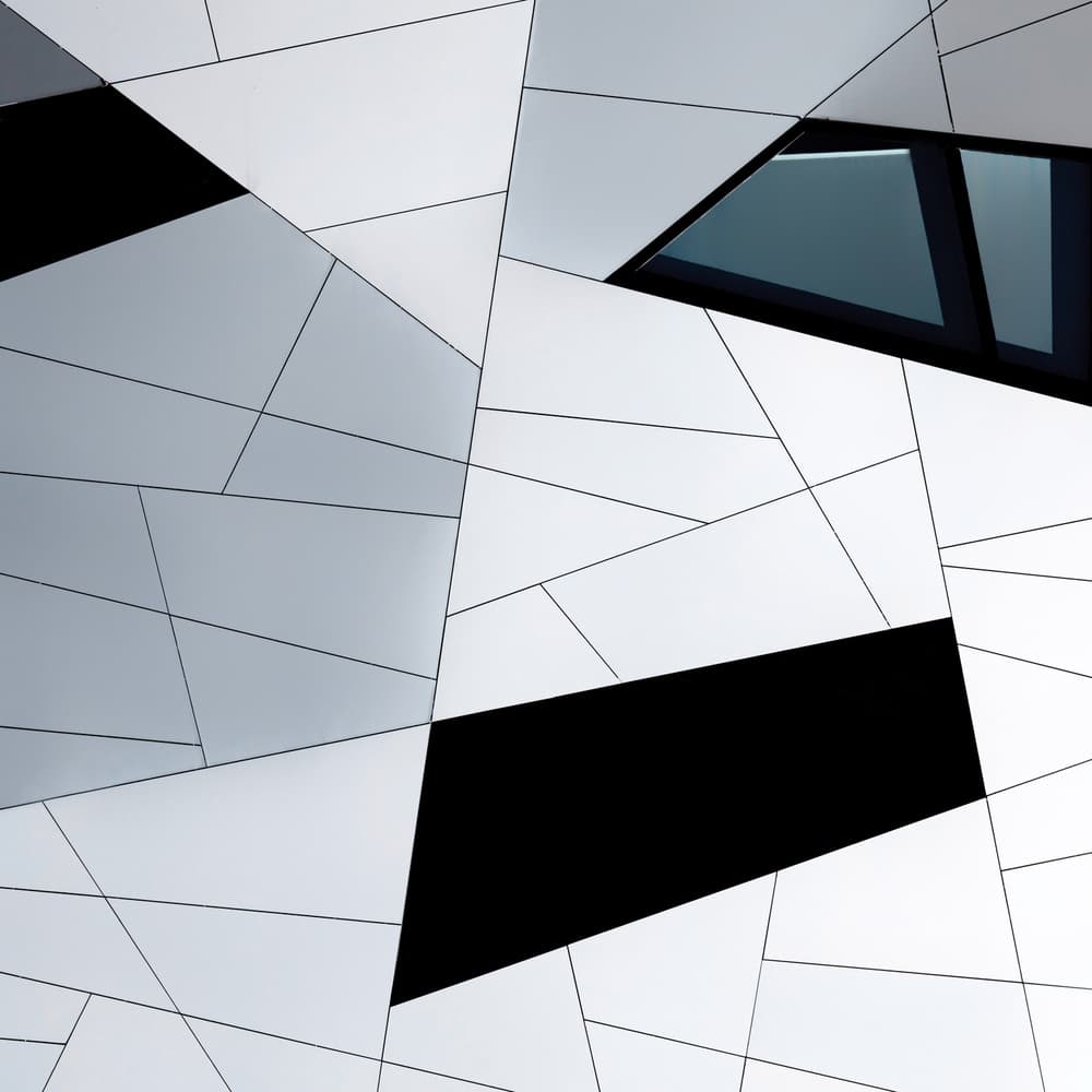 Abstract Facade Geometry by Jeroen van de Wiel — canvas wall art