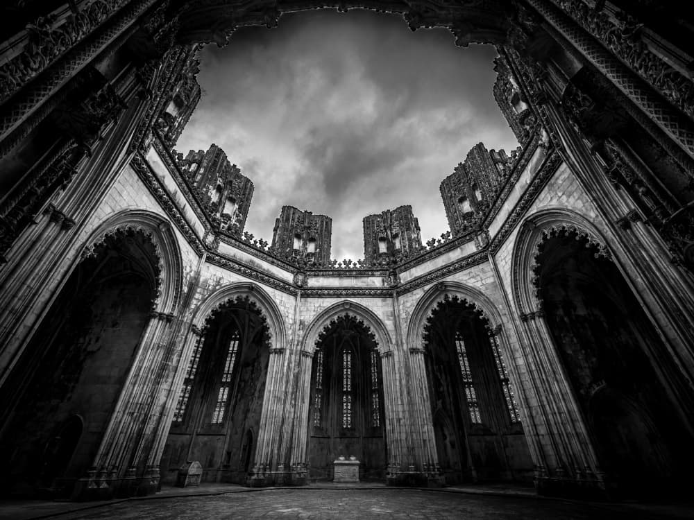 Dramatic Gothic Ruins by Fernando Silveira — canvas wall art