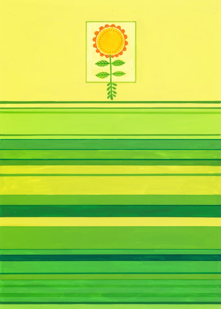 Summer Sunflower by Isabelle Brent — canvas wall art