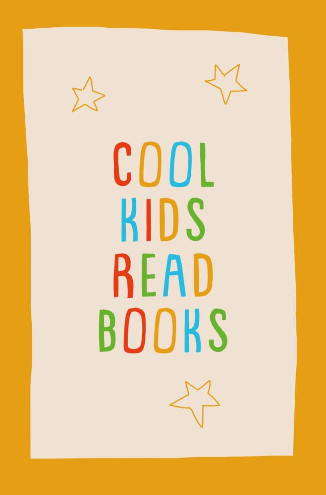 Cool Kids Read Books by Aylin Demir — canvas wall art
