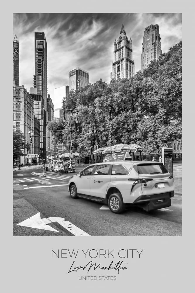 New York City Street by Melanie Viola — canvas wall art