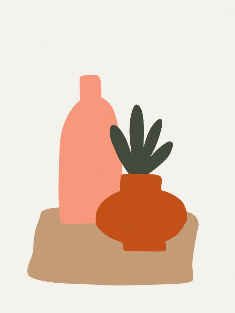 Muted Still Life by Treechild — canvas wall art