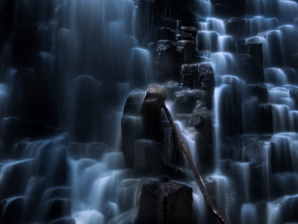 Serene Water Steps by FEI SHI — canvas wall art