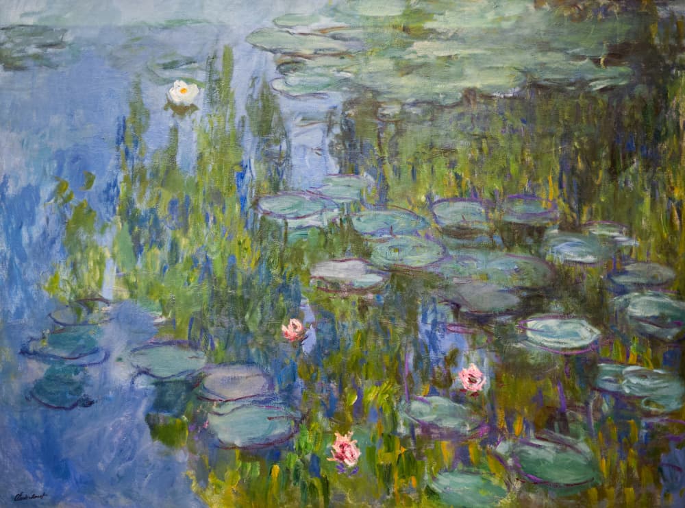 Water Lilies 1915 by Claude Monet — canvas wall art