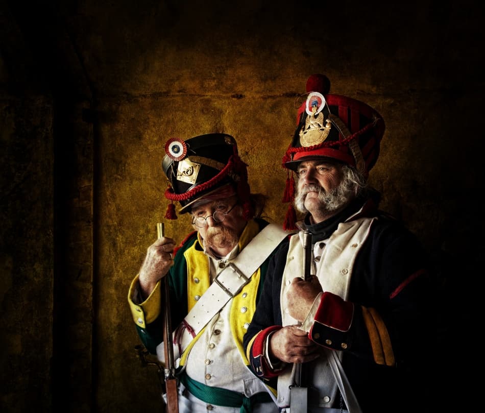 Napoleonic Era Soldiers by Mel Brackstone — canvas wall art