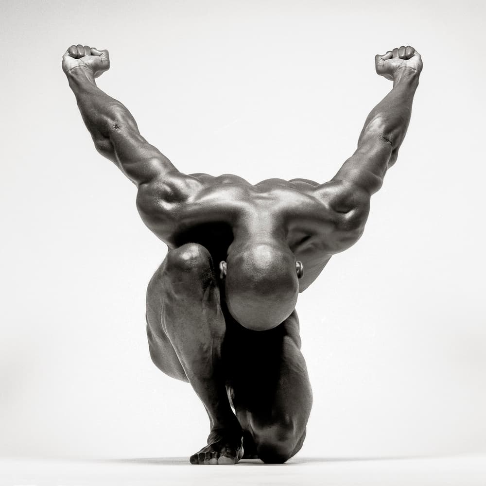 Powerful Athletic Form by Anders Kustås — canvas wall art