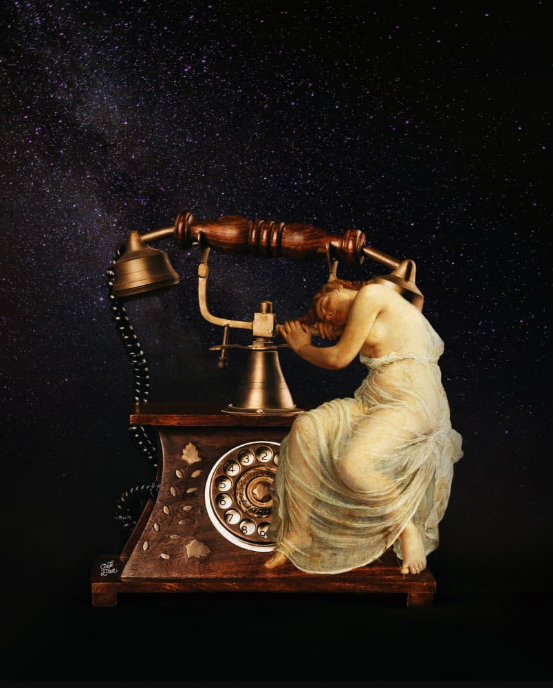 Celestial Call by Paste in Place — canvas wall art