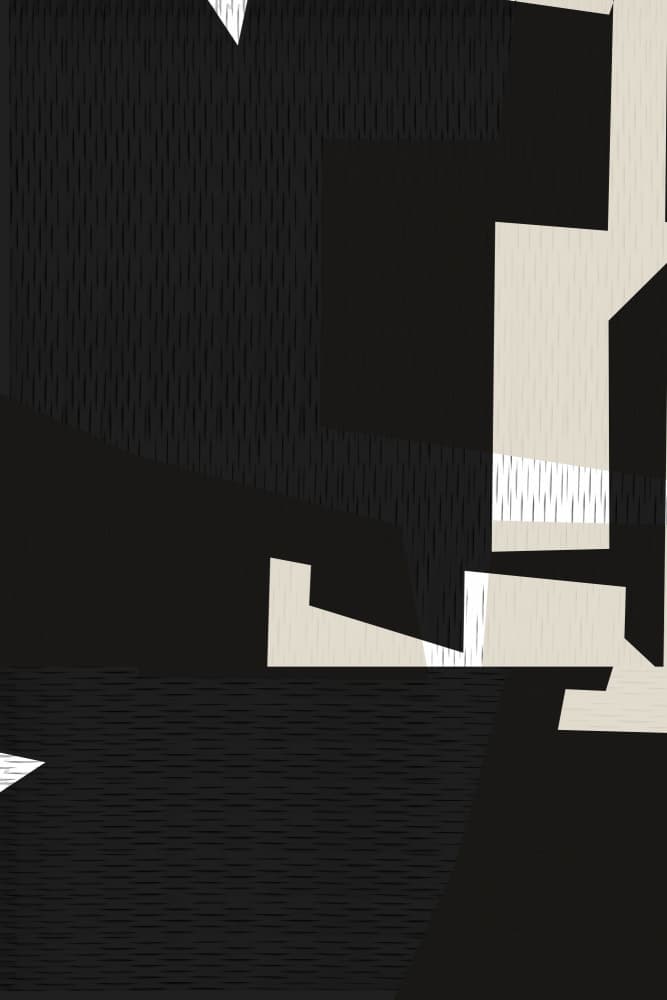 Modern Geometric Layers by cartissi — canvas wall art