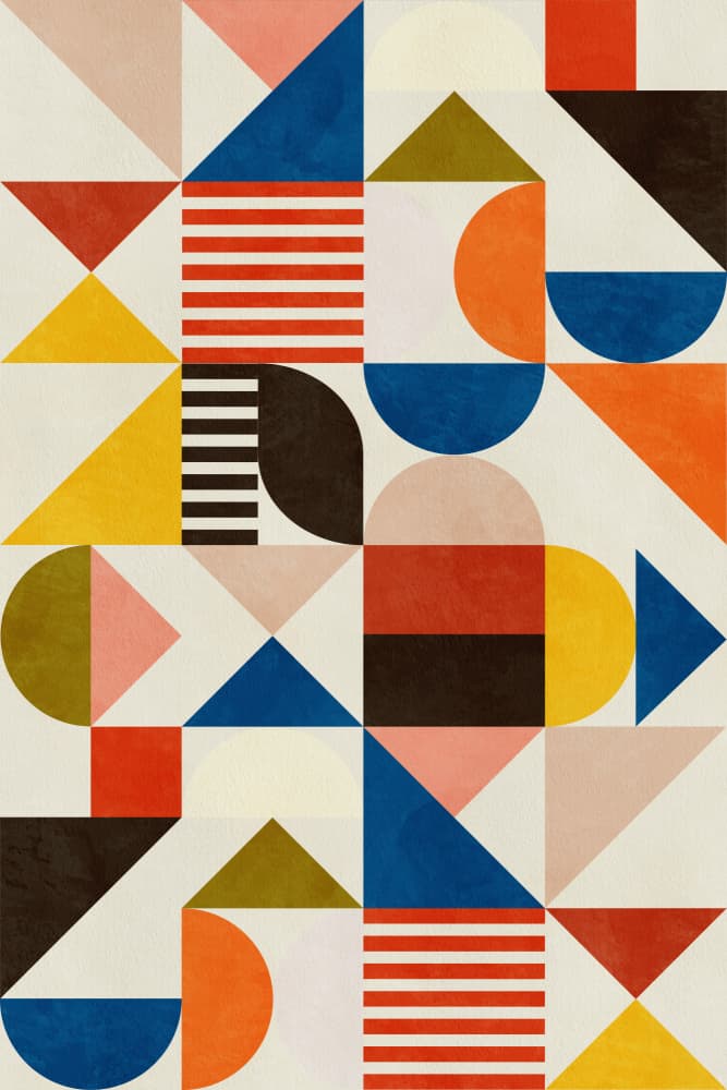 Bauhaus Fun by Ana Rut Bre — canvas wall art