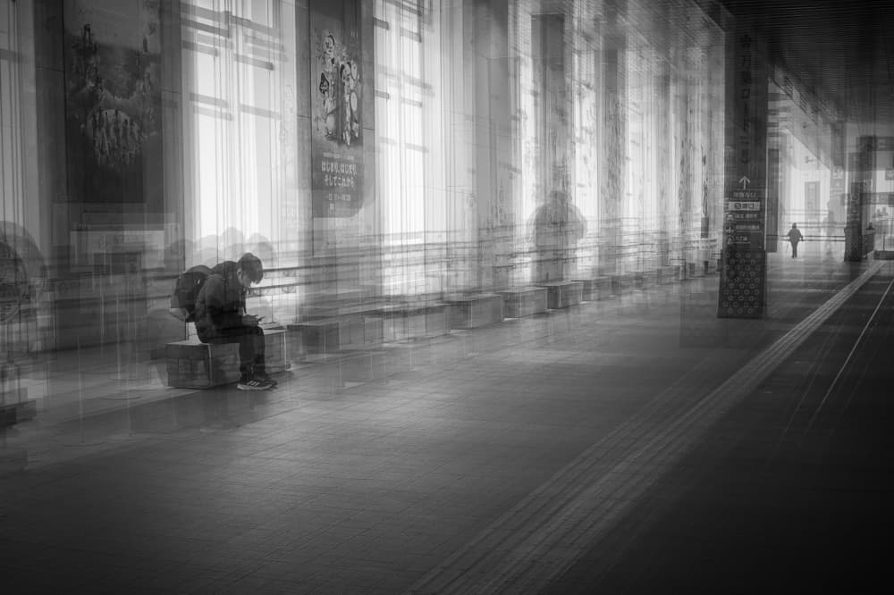 Long Hallway Solitude by Wanjae Choi — canvas wall art