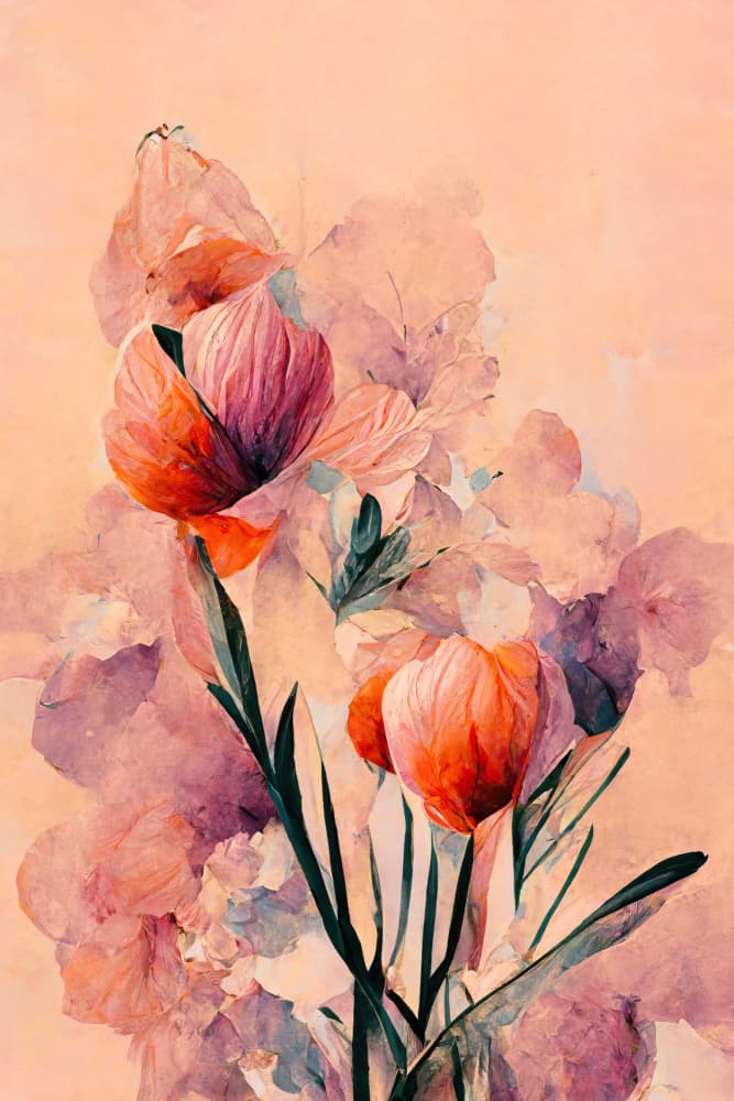 Petal Symphony by Treechild — canvas wall art