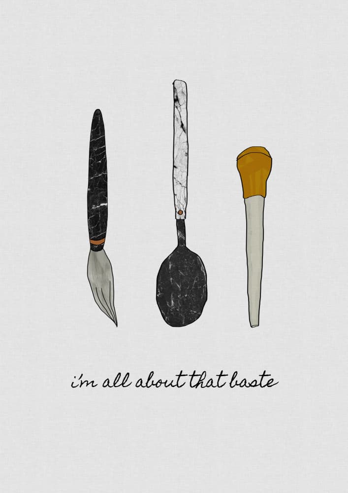 About That Baste by Orara Studio — canvas wall art