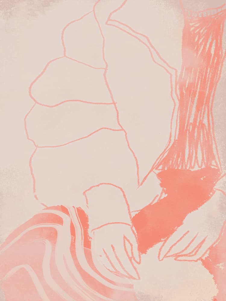 Gentle Strokes by Treechild — canvas wall art