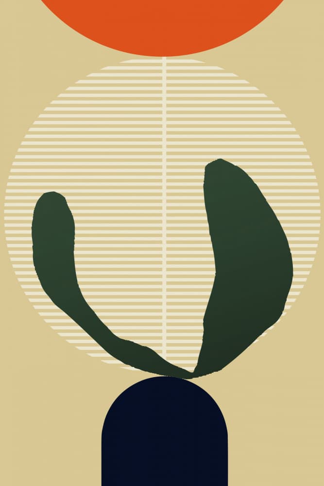 Earthy Abstract Shapes by jay stanley — canvas wall art