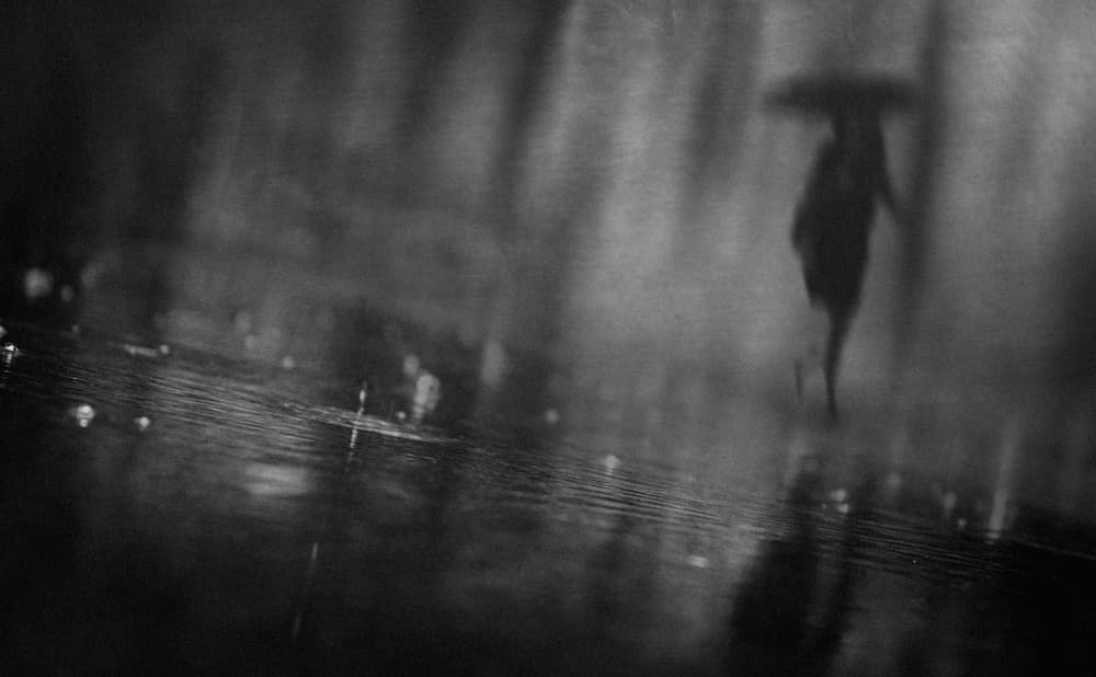 Rainy Day Walk by Teruhiko Tsuchida — canvas wall art