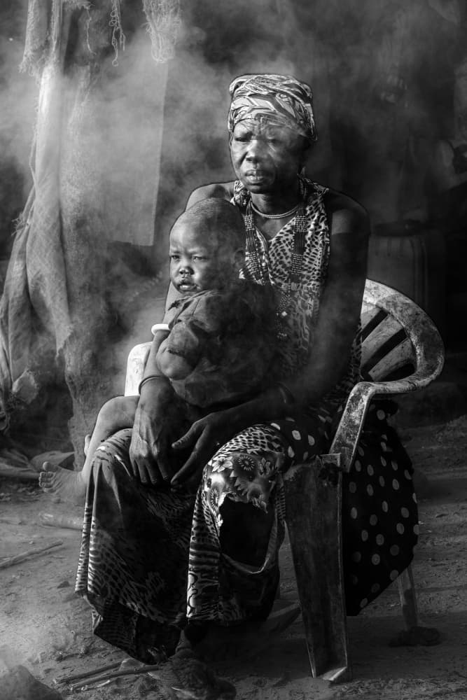 Dusty Mother and Child by Trevor Cole — canvas wall art