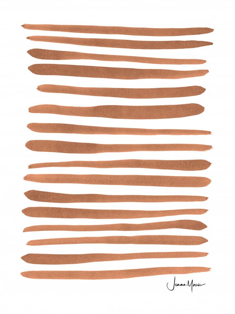 Earthy Brush Strokes by Jemma Morris — canvas wall art
