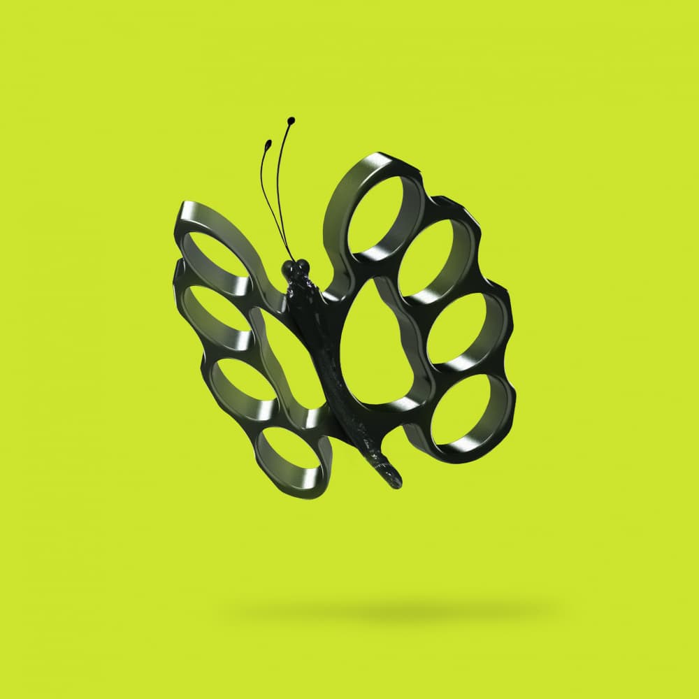 Dangerous Beauty Butterfly by Artem Pozdniakov — canvas wall art