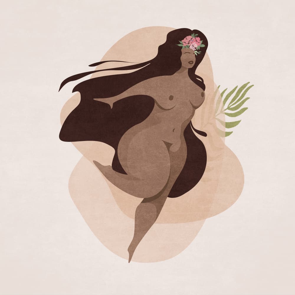 Floral Serenity by Emel Tunaboylu — canvas wall art