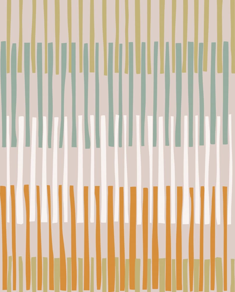 Muted Vertical Stripes by Annick — canvas wall art