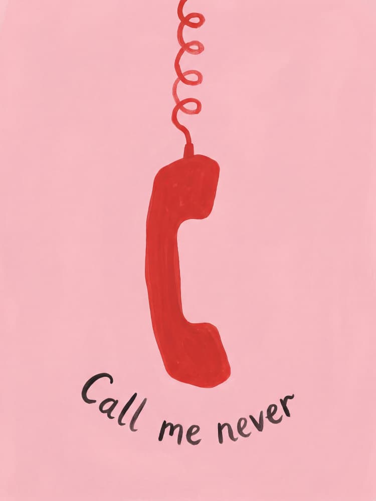 Call Me Never by Andreas Magnusson — canvas wall art