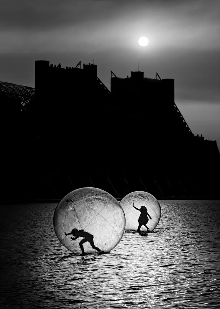 Glowing Water Walk by Juan Luis Duran — canvas wall art