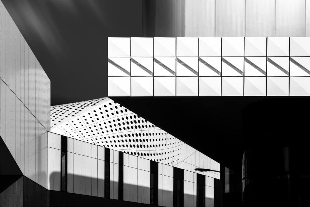 Geometric Lightplay by Theo Luycx — canvas wall art
